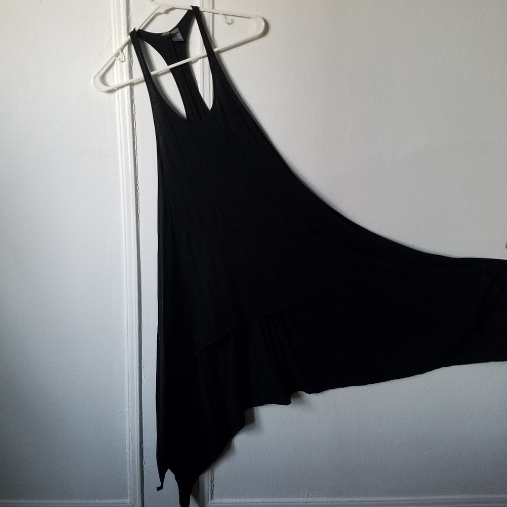 High Low Black Racerback Dress
